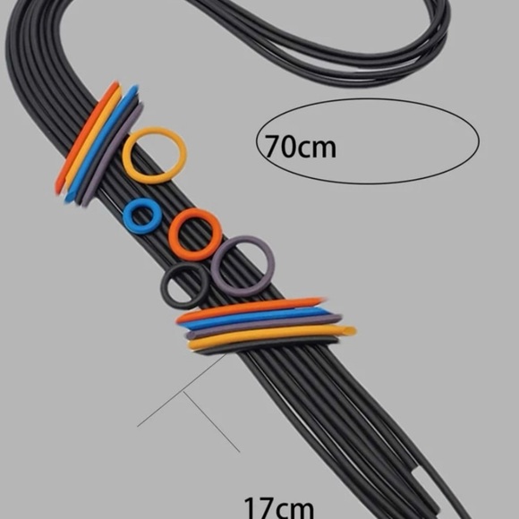 Geo multi necklace​​ - Picture 2 of 3